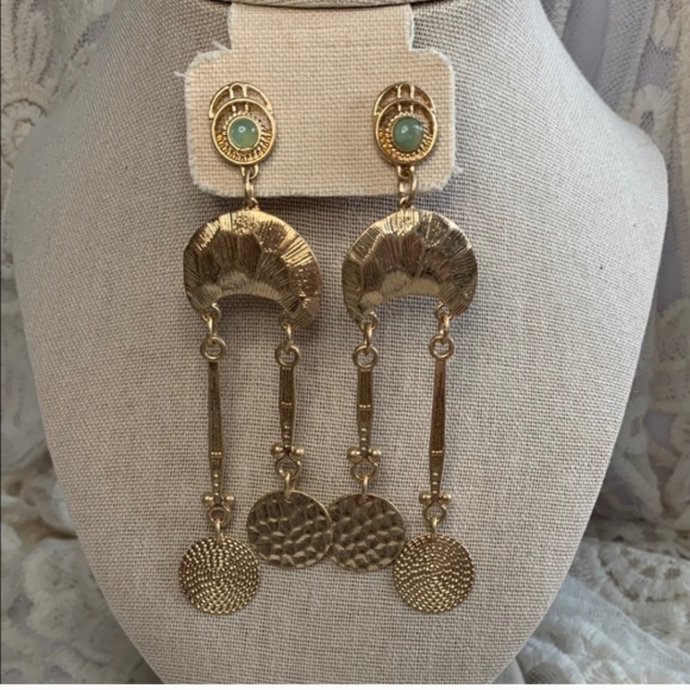 Free People Dangle Statement Earrings, NWOT - Picture 2 of 3